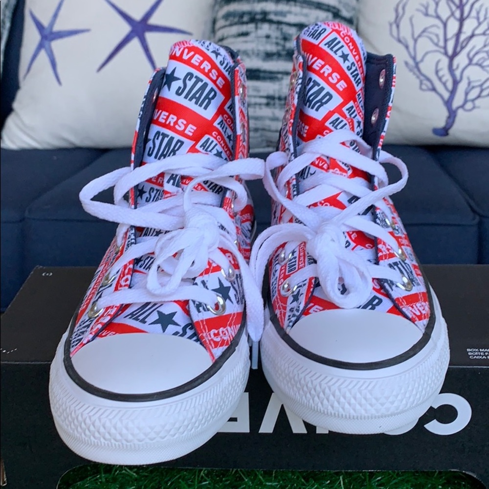 Converse CTAS high White/Multi/block WMNS - Picture 6 of 16